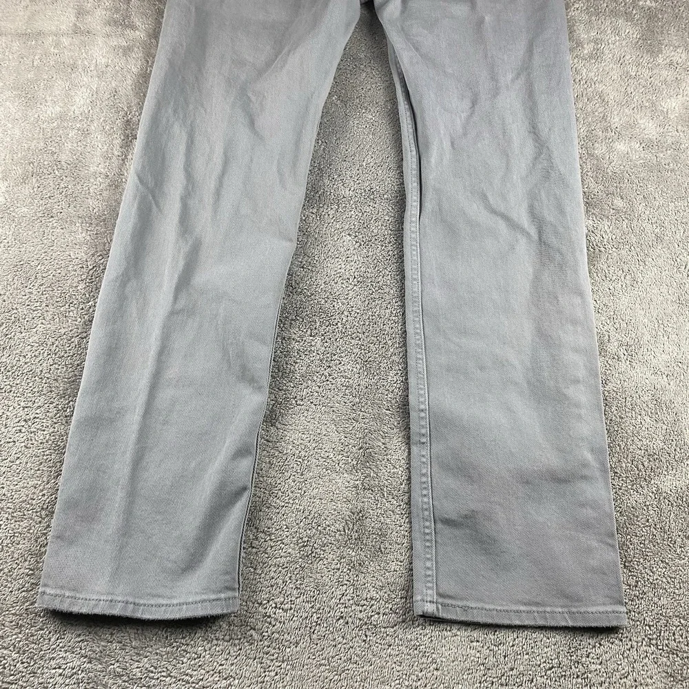 Levis 514 Slim Straight Jeans Mens‎ 34x34 Gray Mid Rise